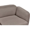 Beliani Trivietė sofa AFOSS smėlio ir pilkos spalvos