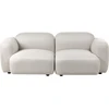 Beliani 3 vietų sofa AFOSS šviesiai smėlio spalvos