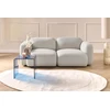 Beliani 3 vietų sofa AFOSS šviesiai smėlio spalvos