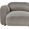 Beliani Trivietė sofa AFOSS tamsiai pilka