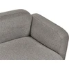 Beliani Trivietė sofa AFOSS tamsiai pilka