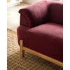 Beliani Trivietė sofa ALNOR šenilinė burgundo spalvos