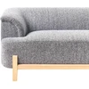 Beliani 3-vietė sofa ALNOR tamsiai pilka