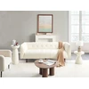 Beliani Trivietė sofa BYSKE Bouclé, balta