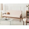 Beliani Trivietė sofa ESRUM Boucle tamsiai ruda/smėlio spalvos