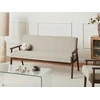 Beliani Trivietė sofa ESRUM tamsiai ruda/pilka