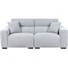 Beliani Trivietė sofa FAUSKAN Mėlyna