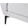 Beliani 3 vietų sofa KANSSELI šviesiai pilka