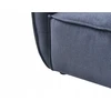 Beliani Trivietė sofa KUNES Tamsiai mėlyna