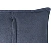 Beliani Trivietė sofa KUNES Tamsiai mėlyna