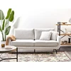Beliani Trivietė sofa VESALA kreminės spalvos