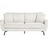 Beliani Trivietė sofa VESALA kreminės spalvos