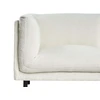 Beliani Trivietė sofa VORGOD Boucle Kreminės spalvos
