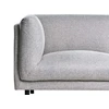 Beliani 3 vietų sofa VORGOD šviesiai pilka