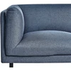 Beliani Trivietė sofa VORGOD tamsiai mėlyna