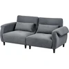 Beliani Trivietė sofa WETLAN tamsiai pilka