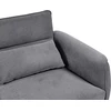 Beliani Trivietė sofa WETLAN tamsiai pilka
