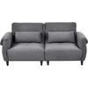 Beliani Trivietė sofa WETLAN tamsiai pilka