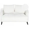 Beliani Dvivietė sofa HOBRO, boucle audinys, balta