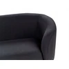 Beliani Dviejų vietų sofa LOEN, juoda