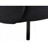 Beliani Dviejų vietų sofa LOEN, juoda
