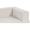 Beliani 2 vietų kampinė sofa VERNON šviesiai smėlio spalvos dešininė