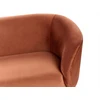 Beliani 2-vietė sofa LOEN, veliūras, oranžinė