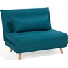 Beliani Vienvietė išskleidžiama sofa SETTEN, melsva