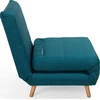 Beliani Vienvietė išskleidžiama sofa SETTEN, melsva