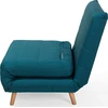 Beliani Vienvietė išskleidžiama sofa SETTEN, melsva