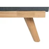 Beliani Išskleidžiama 3 vietų sofa FROYA tamsiai pilka