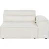 Beliani Dvivietė modulinė sofa HELLNAR, kreminė balta, Boucle