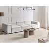 Beliani Modulinė sofa 3 asmenims ARDAL, kreminė balta, velvetas