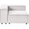 Beliani Modulinė sofa 3 asmenims ARDAL, kreminė balta, velvetas