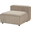 Beliani Trivietė modulinė sofa ARDAL šviesiai ruda velvetinė