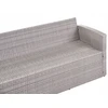 Lauko baldų komplektas Beliani Sodo kampinė sofa VITERBO, 8 vietų, pilka, technoratanas