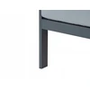 Lauko baldų komplektas Beliani 3 vietų sodo sofa KIATO metalinė tamsiai pilka