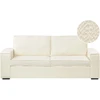 Beliani Trivietė išskleidžiama sofa VUOKATTI Boucle, kreminė balta