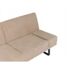 Beliani Išskleidžiama dvivietė sofa „YORK Boucle“ smėlio spalvos