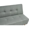 Beliani Trivietė išskleidžiama sofa ALSTEN Žalia