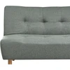 Beliani Trivietė išskleidžiama sofa ALSTEN Žalia