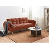 Beliani Trivietė išskleidžiama sofa ASBY, oranžinė