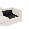 Beliani Išskleidžiama sofa INKOO, kreminė balta