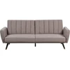 Beliani Trivietė išskleidžiama sofa VIMMERBY, šviesiai ruda