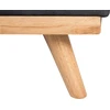 Beliani Trivietė išskleidžiama sofa FROYA, juoda