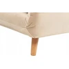 Beliani Vienvietė išskleidžiama sofa SETTEN, veliūras, smėlio spalvos