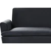 Beliani Išskleidžiama 3 vietų sofa VETTRE Velūras Juoda