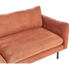 Beliani Trivietė sofa VINTERBRO šenilinė, auksinės rudos spalvos