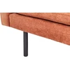 Beliani Trivietė sofa VINTERBRO šenilinė, auksinės rudos spalvos