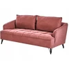Beliani Trivietė sofa HOBRO burgundo spalvos